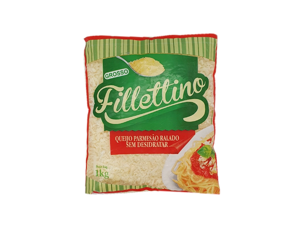 PARMESÃO RALADO GROSSO FILLETTINO 1 KG (FDO 20 PCT)